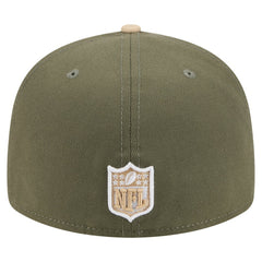Atlanta Falcons New Era Color Pack Split Panel 59FIFTY Fitted Hat - Light Beige/Olive - NFL