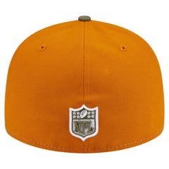 Pittsburgh Steelers New Era Two-Tone Color Pack Split Panel 59FIFTY Fitted Hat - Olive/Brown - NFL