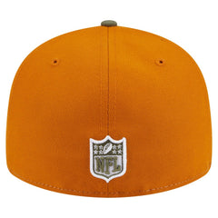 San Francisco 49ers New Era Two-Tone Color Pack Split Panel 59FIFTY Fitted Hat - Olive/Brown - NFL