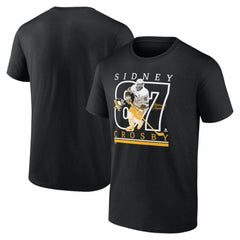 Sidney Crosby Pittsburgh Penguins Fanatics Authentic Stack Name & Number T-Shirt - Black | Fanatics near me