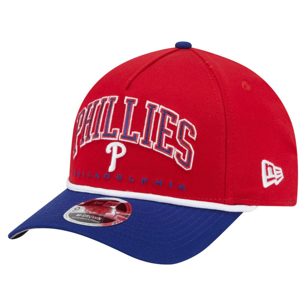 Philadelphia Phillies New Era Arch 9FORTY A-Frame M-Crown Adjustable Hat Discount