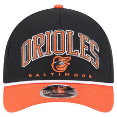 Baltimore Orioles New Era Arch 9FORTY A-Frame M-Crown Adjustable Hat Outlet
