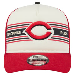 Cincinnati Reds New Era Banner A-Frame 9FIFTY Trucker Snapback Hat Near Me