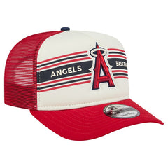 Los Angeles Angels New Era Banner A-Frame 9FIFTY Trucker Snapback Hat Discount