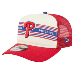 Philadelphia Phillies New Era Banner A-Frame 9FIFTY Trucker Snapback Hat Discount