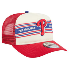 Philadelphia Phillies New Era Banner A-Frame 9FIFTY Trucker Snapback Hat Discount