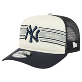 New York Yankees New Era Banner A-Frame 9FIFTY Trucker Snapback Hat Sale