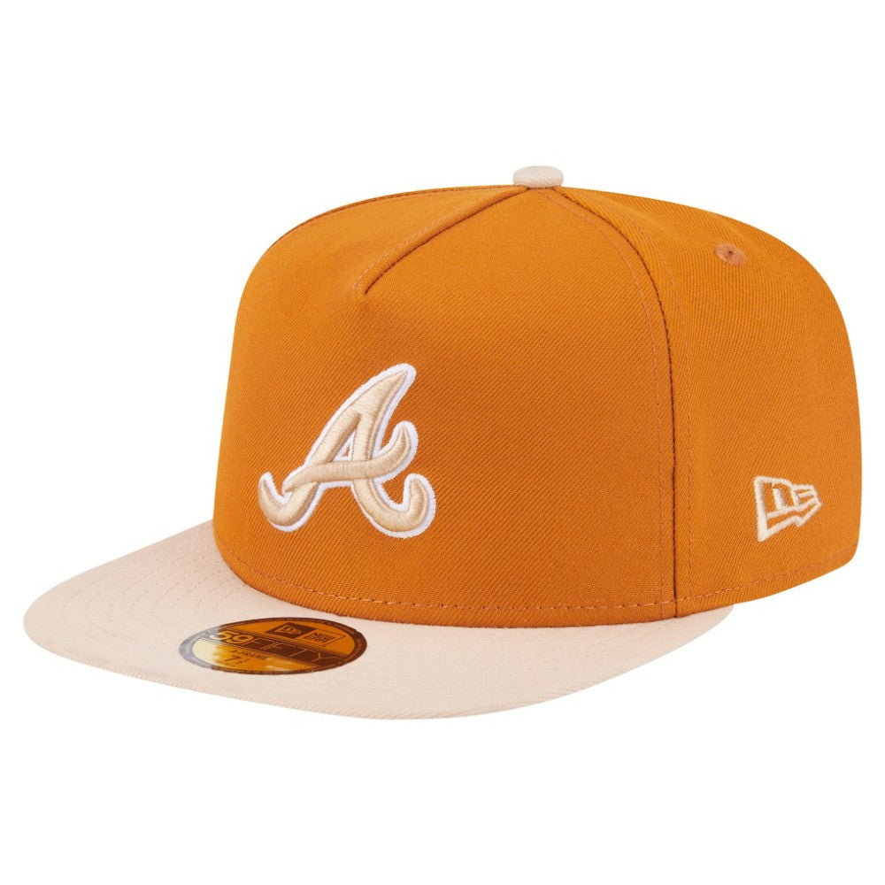 Atlanta Braves New Era Two-Tone Color Pack A-Frame 59FIFTY Fitted Hat Discount