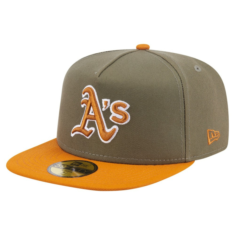 Athletics New Era Two-Tone Color Pack A-Frame 59FIFTY Fitted Hat Sale