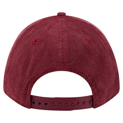 Washington Commanders New Era Cord Corduroy 9FORTY A-Frame Adjustable Hat - Burgundy - NFL
