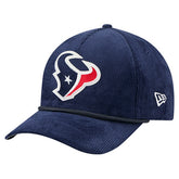 Houston Texans New Era Cord Corduroy 9FORTY A-Frame Adjustable Hat - Navy - NFL