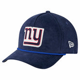 New York Giants New Era Cord Corduroy 9FORTY A-Frame Adjustable Hat - Royal - NFL