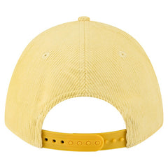 Green Bay Packers New Era Cord Corduroy 9FORTY A-Frame Adjustable Hat - Gold - NFL
