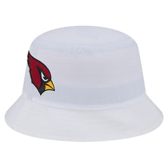 Arizona Cardinals New Era Helmet Bucket Hat - White - NFL