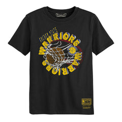 Mitchell & Ness Golden State Warriors Preschool In The Net T-Shirt Black
