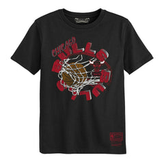 Mitchell & Ness Chicago Bulls Preschool In The Net T-Shirt Black