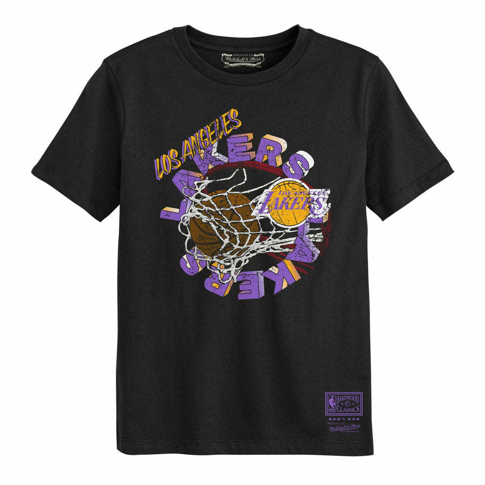 Mitchell & Ness Los Angeles Lakers Preschool In The Net T-Shirt Black