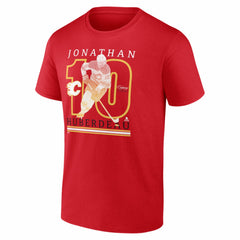 Jonathan Huberdeau Calgary Flames Player Show T-Shirt - Red | NHL discount