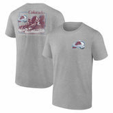 Colorado Avalanche Glory Skates T-Shirt - Heather Gray | NHL Clearance