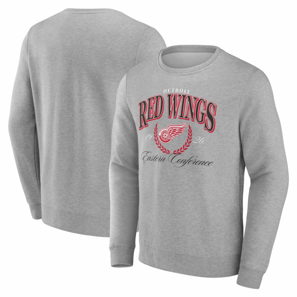 Detroit Red Wings Reign Supreme Pullover Sweatshirt - Gray | NHL near me