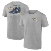 Nashville Predators Glory Skates T-Shirt - Heather Gray | NHL sale