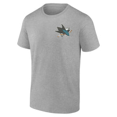 San Jose Sharks Glory Skates T-Shirt - Heather Gray | NHL on sale