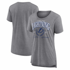 Tampa Bay Lightning Women's Reign Supreme Tri-Blend T-Shirt - Gray | NHL near me