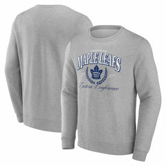 Toronto Maple Leafs Reign Supreme Pullover Sweatshirt - Gray | NHL Lifestyle
