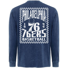 Philadelphia 76ers Sportiqe Men's Bono Long Sleeve T-Shirt Blue
