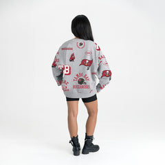 Tampa Bay Buccaneers Gameday Couture Women's Always On Repeat Fleece Sweatshirt - Heather Gray - NFL