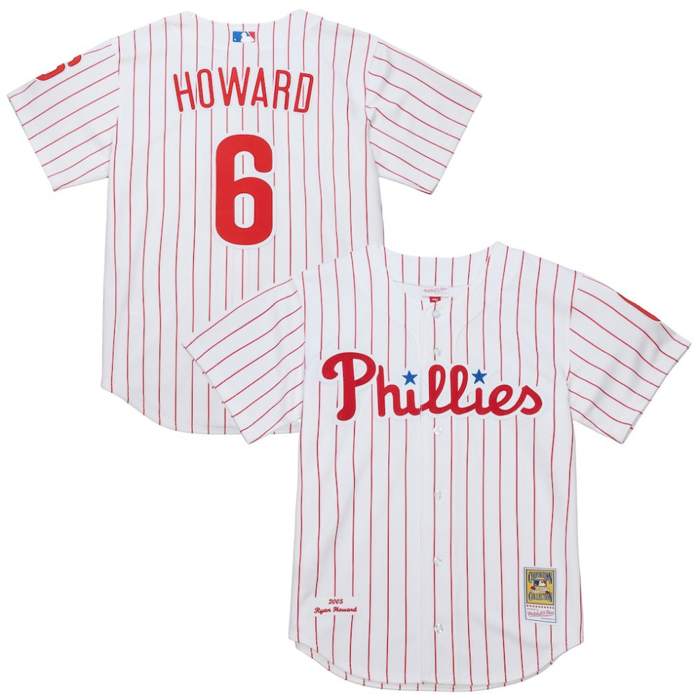 Ryan Howard Philadelphia Phillies Mitchell & Ness Cooperstown Collection Authentic Jersey Outlet