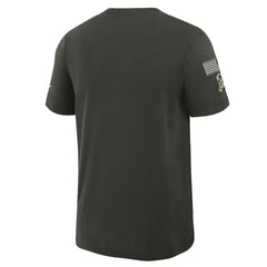Dallas Cowboys 2025 Salute to Service Sideline Slub Dri-FIT T-Shirt - Forest Green - Nike