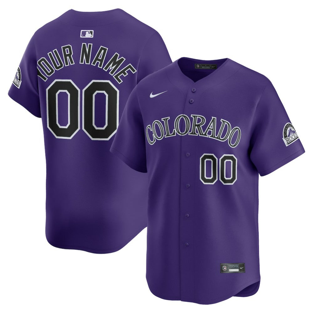 Colorado Rockies Nike Alternate Limited Custom Jersey Near Me