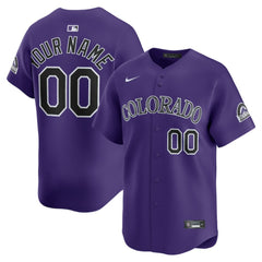 Colorado Rockies Nike Alternate Limited Custom Jersey Near Me