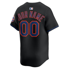 New York Mets Nike Alternate Limited Custom Jersey Near Me