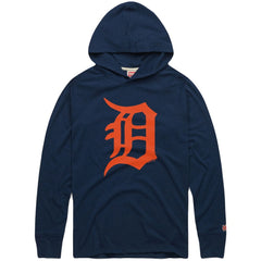 Detroit Tigers Homage Lightweight Raglan Tri-Blend Pullover Hoodie Outlet