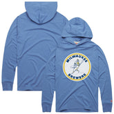 Milwaukee Brewers Homage Lightweight Raglan Tri-Blend Pullover Hoodie Near Me