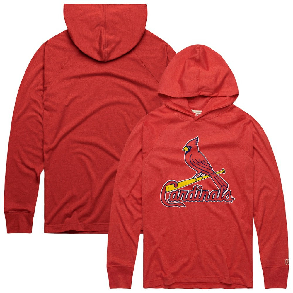 St. Louis Cardinals Homage Lightweight Raglan Tri-Blend Pullover Hoodie Near Me