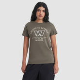 Washington Commanders Women's 2025 Salute to Service Sideline T-Shirt - Olive - Nike
