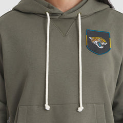 Jacksonville Jaguars Women's 2025 Salute to Service Sideline Standard Issue Dri-FIT Hoodie - Olive - Nike