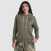 San Francisco 49ers Women's 2025 Salute to Service Sideline Standard Issue Dri-FIT Hoodie - Olive - Nike