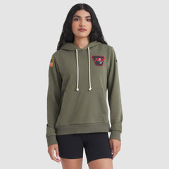 Tampa Bay Buccaneers Women's 2025 Salute to Service Sideline Standard Issue Dri-FIT Hoodie - Olive - Nike