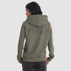Philadelphia Eagles Women's 2025 Salute to Service Sideline Standard Issue Dri-FIT Hoodie - Olive - Nike