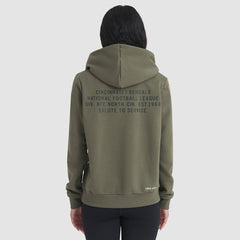 Cincinnati Bengals Women's 2025 Salute to Service Sideline Standard Issue Dri-FIT Hoodie - Olive - Nike