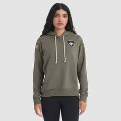 New Orleans Saints Women's 2025 Salute to Service Sideline Standard Issue Dri-FIT Hoodie - Olive - Nike
