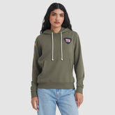 New York Giants Women's 2025 Salute to Service Sideline Standard Issue Dri-FIT Hoodie - Olive - Nike