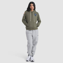 Detroit Lions Women's 2025 Salute to Service Sideline Standard Issue Dri-FIT Hoodie - Olive - Nike