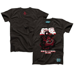 Houston Rockets NBALab x Hyperfly Unisex Year of the Snake Lunar New Year Collection T-Shirt Heather Black