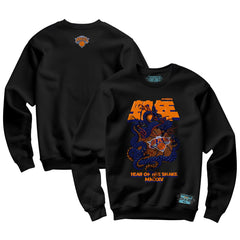 New York Knicks NBALab x Hyperfly Unisex Year of the Snake Lunar New Year Collection Sweatshirt Black