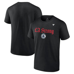 Fanatics LA Clippers Unisex LA Strong T-Shirt Black